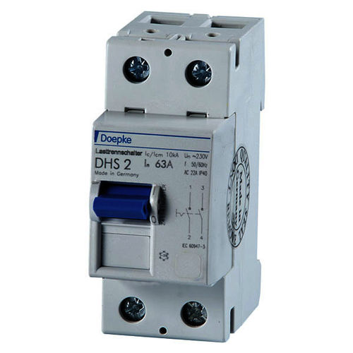 Schutzschalter für Reststrom - DHS 2 100 - Doepke Schaltgeräte GmbH - modular / Gussgehäuse