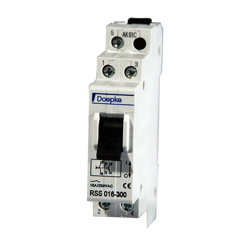 Wippschalter -  16 A | RSS 016-300 - Doepke Schaltgeräte GmbH - einpolig / IP40 / DIN-Schiene