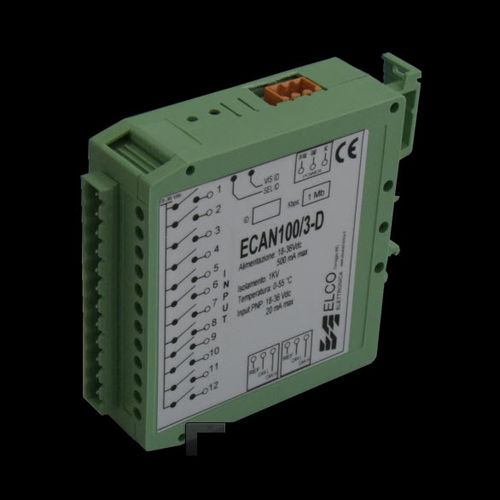 Analoges E/A-Modul - ECAN 100/3 - ELCO Elettronica di A. Ligabue e C. snc - CAN-Bus / 12 E / Temperatur