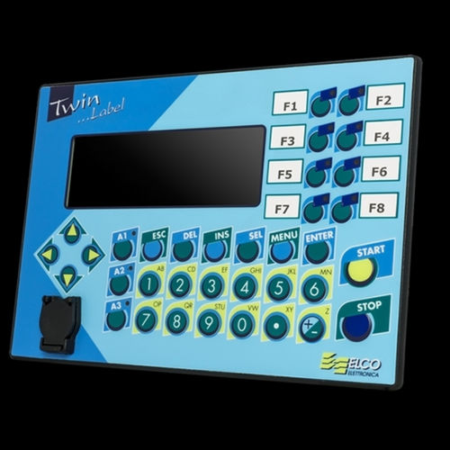HMI mit Tastatur - TWIN LABEL - ELCO Elettronica di A. Ligabue e C. snc - einbaufähig / USB / RS-232
