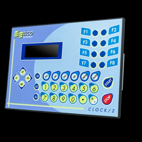 HMI mit Tastatur - CLOCK2 - ELCO Elettronica di A. Ligabue e C. snc - einbaufähig / Modbus / CANopen