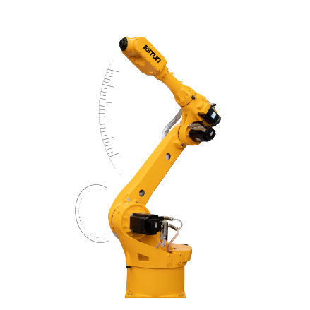 Knickarmroboter - ER20B-1760 - ESTUN Automation Co., Ltd. - 6-Achs / bodenstehend / für Deckenmontage