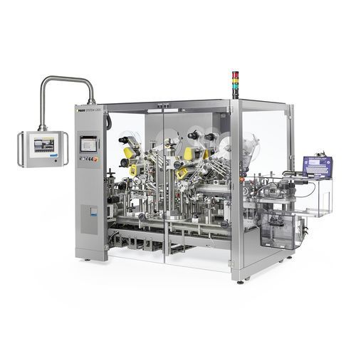 Automatische Etikettiermaschine - PAGO L200 - Fuji Seal - für Flaschen / zur Seitenetikettierung / für die Pharmaindustrie