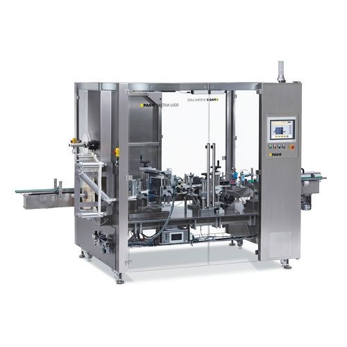 Automatische Etikettiermaschine - PAGO L600 - Fuji Seal - zur Rundumetikettierung / für die Pharmaindustrie / für die Lebensmittel- und Getränkeindustrie