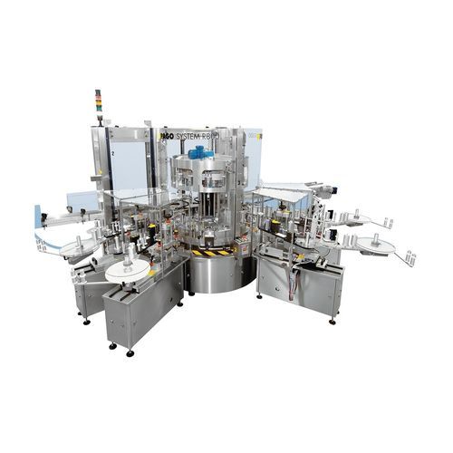 Drehbare Etikettiermaschine - PAGO R800 - Fuji Seal - automatisch / zur Oberseitenetikettierung / zur Seitenetikettierung