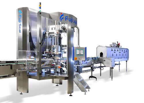 Automatischer Etikettierer - FS 400 - Fuji Seal - für Flaschen / für Shrink-Sleeve