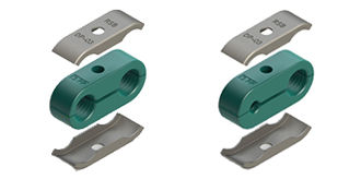 Schraubenrohrschelle - O Twin - FKB GmbH - Polypropylen