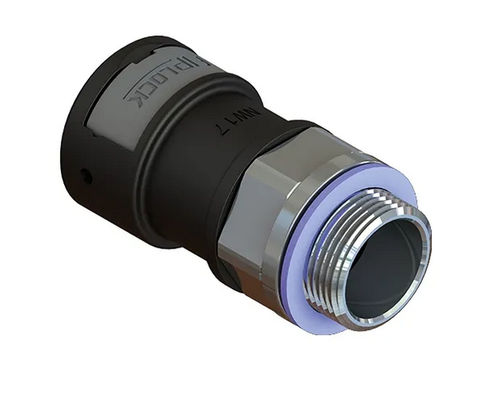 Pneumatischer Anschluss - ASPA-MML-S - FRÄNKISCHE Industrial Pipes GmbH & Co. KG - Einschraub / PA6 / Metall