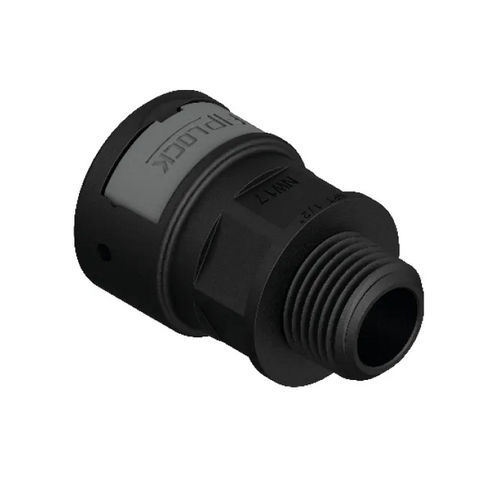 Anschluss für Chemikalien - ASPA-NPT - FRÄNKISCHE Industrial Pipes GmbH & Co. KG - Einschraub / PA6 / chemikalienbeständig