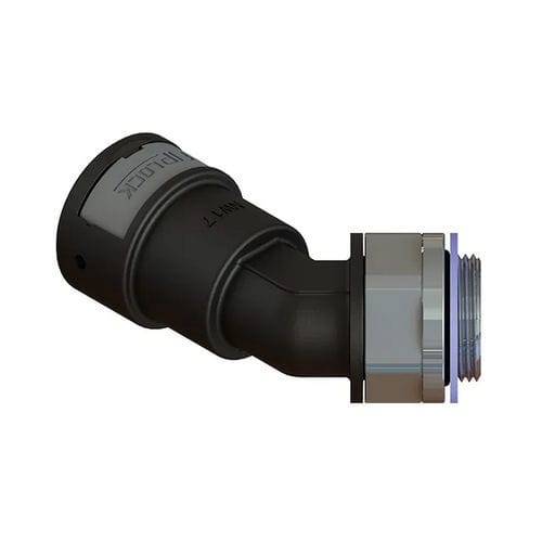 Pneumatischer Anschluss - AAPA-MMK-S - FRÄNKISCHE Industrial Pipes GmbH & Co. KG - Einschraub / 45°-Winkel / PA6