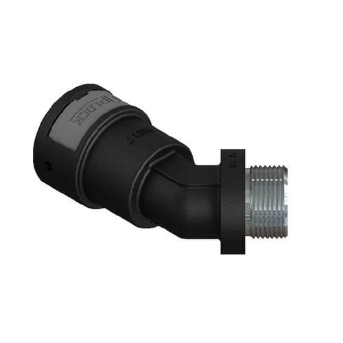 Pneumatischer Anschluss - AAPA-PGM - FRÄNKISCHE Industrial Pipes GmbH & Co. KG - Gewinde / 45°-Winkel / Metall