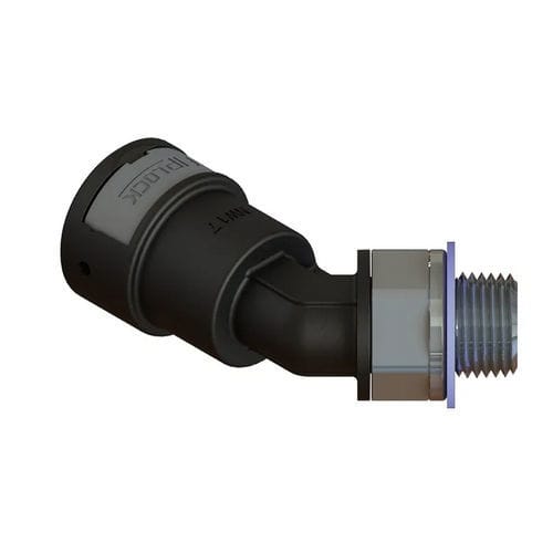 Pneumatischer Anschluss - AAPA-NPTM-S - FRÄNKISCHE Industrial Pipes GmbH & Co. KG - Einschraub / 45°-Winkel / PA6