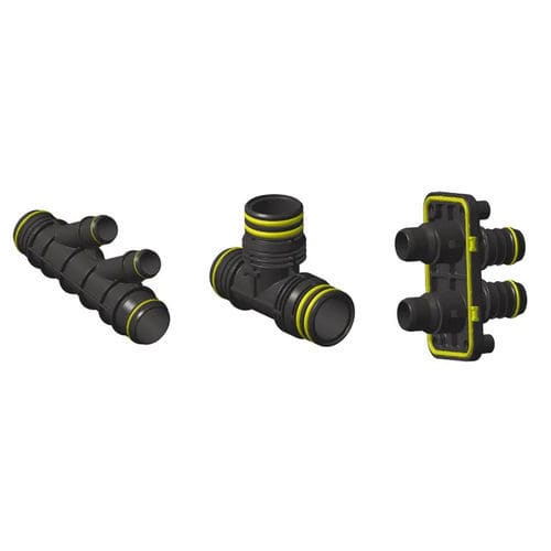 Hydraulikanschluss - FIPCOOL CONNECT - FRÄNKISCHE Industrial Pipes GmbH & Co. KG - geriffelt / T / Y-förmig