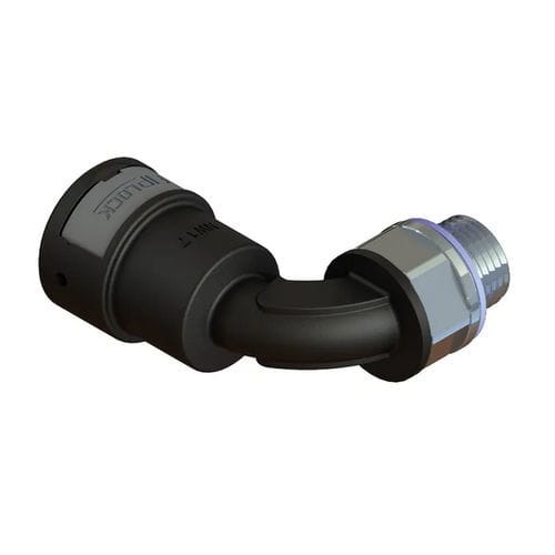 Pneumatischer Anschluss - AWPA-NPTM-S - FRÄNKISCHE Industrial Pipes GmbH & Co. KG - Gewinde / 90°-Winkel / NPT