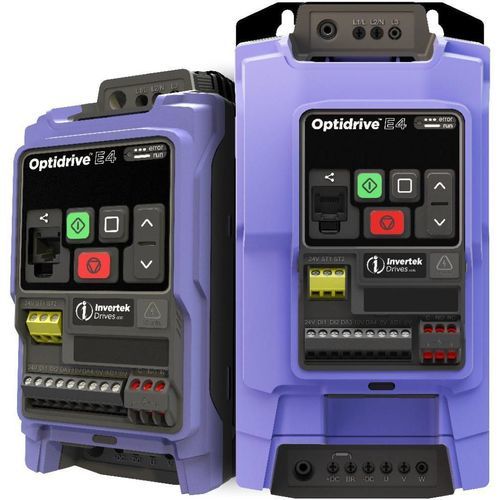 Bürstenloser Frequenzumrichter - Optidrive E4 - Invertek Drives Ltd. - Induktion / dreiphasig / Permanentmagnet