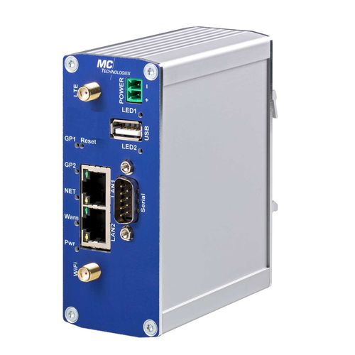 Router für Kommunikation - MC-MR-L2 - MC Technologies GmbH - Ethernet / WiFi / LTE Cat.4