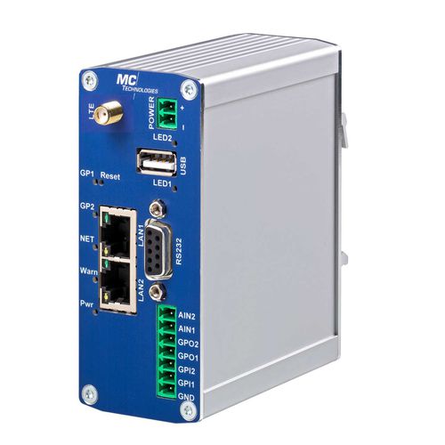 Router für Kommunikation - MC-MR-L2 - MC Technologies GmbH - Ethernet / RS485 / WiFi