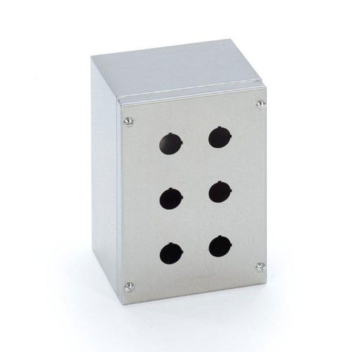 Box für Drucktaster - SPN series - MPGAMMA srl - wandmontiert / rechteckig / Edelstahl