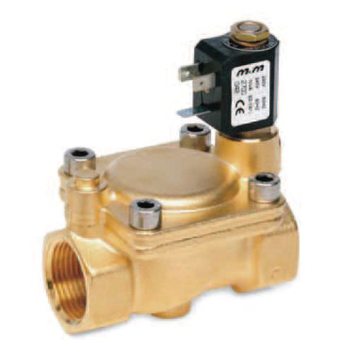 Vorgesteuertes Magnetventil - B203, B222  - M & M INTERNATIONAL - 2-Wege / NC / Wasser