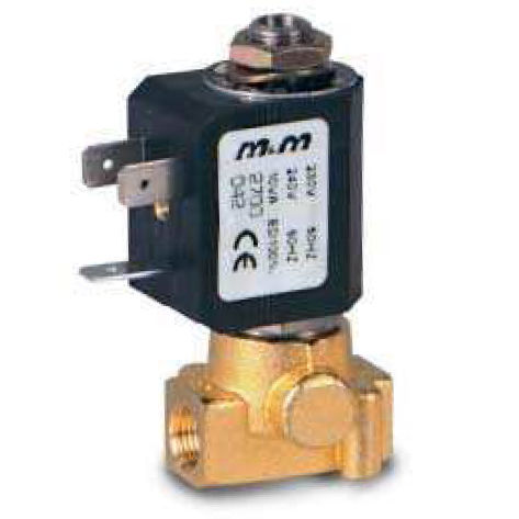 Direktgesteuertes Magnetventil - B397 - M & M INTERNATIONAL - 3-Wege / NC / Wasser