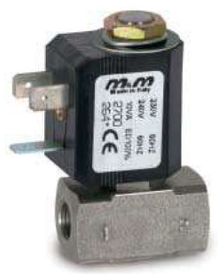 Direktgesteuertes Magnetventil - B298 - M & M INTERNATIONAL - 2-Wege / NC / Luft