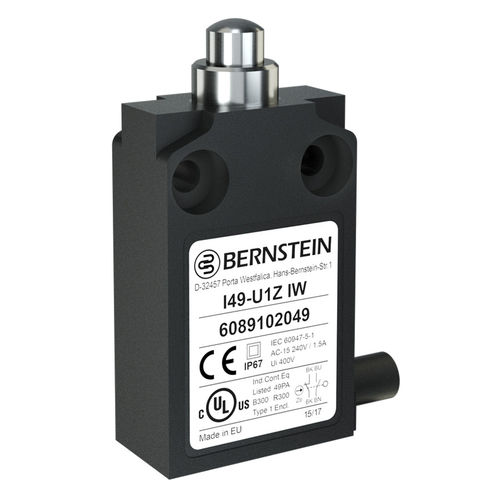 Kuppenstößel-Endschalter - I49 - BERNSTEIN AG - flach / IP67 / Sicherheit
