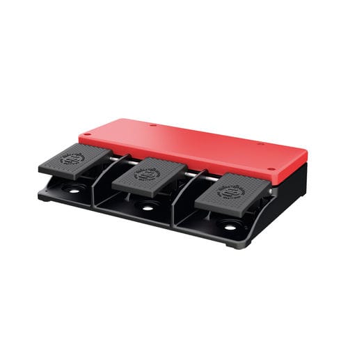 Steuerungs-Fußschalter - F3 series - BERNSTEIN AG - mechanisch / 3 Pedale / mit hoher Stabilität