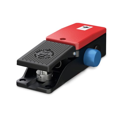 Steuerungs-Fußschalter - DGUV series - BERNSTEIN AG - 1 Pedal / mit Abdeckung / gehärtet