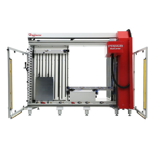 Produktionsmaschine für Bedienfeld - MODCENTER series - STEINHAUER Elektromaschinen AG - für Zaun / automatisiert / flexibel