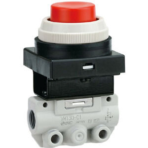 Pneumatik-Wegeventil / Schieber - VM10 series - SMC Corporation of America - mit manueller Bedienung / mechanisch betätigt / druckluftbetrieben