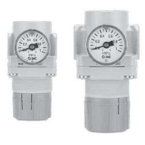 Luftdruckregler - AR series - SMC Corporation of America - einstufig / Edelstahl / Zink-Druckguss