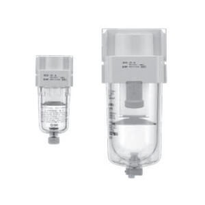 Luftfilter - AF-A series - SMC Corporation of America - Polycarbonat / Stahl / transparent