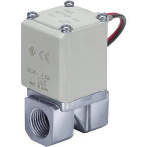 Direktgesteuertes Magnetventil - VX2*5 - SMC Corporation of America - 2-Wege / normal geschlossen / Schließer