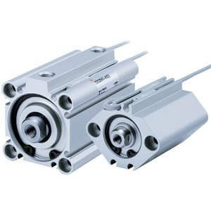 Pneumatikzylinder - NCQ2 series - SMC Corporation of America - mit Gewindestab / mit Parallelkolbenstange / Kolbenstangen