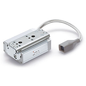 Schrauben-Führungstisch - LES series  - SMC Corporation of America - motorisiert / elektrisch / kompakt