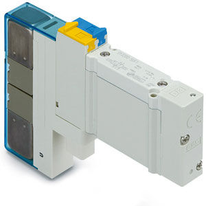 Magnetbetriebenes Pneumatik-Wegeventil - SY3000  - SMC Corporation of America - steuerbar / druckluftbetrieben / 5-Wege