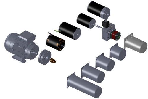 Hydraulikaggregat mit Elektromotor - HPU  - Hydraproducts - Mikro