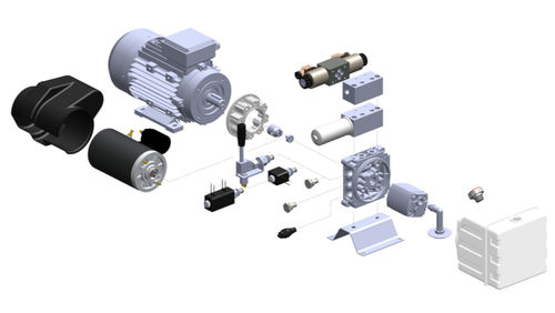 Hydraulikaggregat mit Elektromotor - HPM - Hydraproducts - für mobile Arbeitsmaschinen / Mini / mit Zahnradpumpe