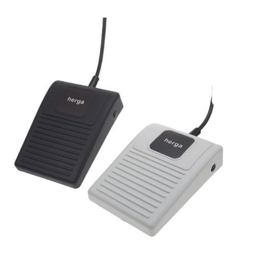 Steuerungs-Fußschalter - 6219 - HERGA - elektrisch / pneumatisch / 1 Pedal