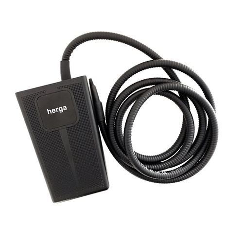 Steuerungs-Fußschalter - 6254-0B - HERGA - pneumatisch / 1 Pedal / kompakt