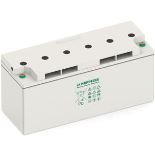 Ventilgeregelte Batterie - power.com SA series - HOPPECKE - Block / flach / für USV