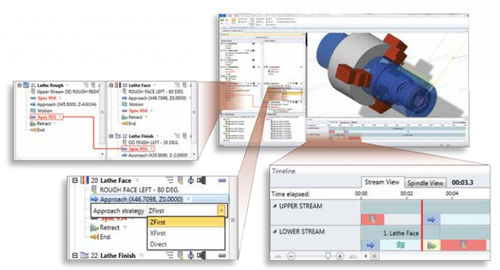 CAM-Software - MT - MASTERCAM - Programmier / für Bearbeitungszentren mehrfachen Funktionen / Prozess