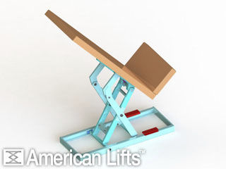 Scherenhubtisch - TiltLift series - Autoquip - hydraulisch / festinstalliert / kippbar
