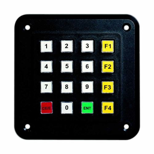 Nummernblock / 16 Tasten - GS16020 - Storm Interface - einbaufähig / Gold / Polymer