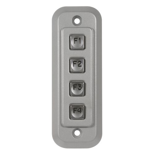 Nummernblock / 4 Tasten - 1K04210 - Storm Interface - einbaufähig / Metall / IP65