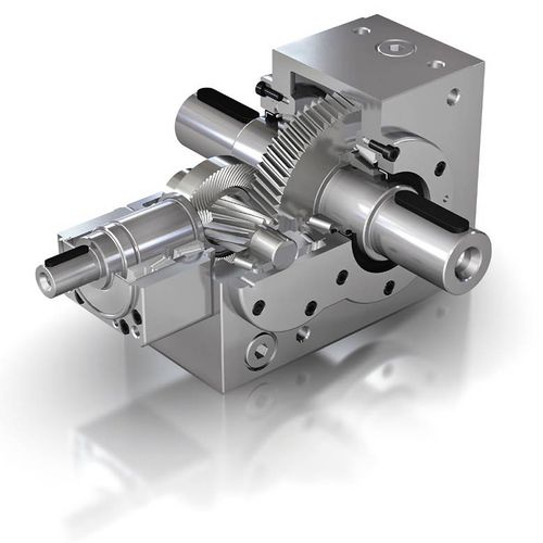 Kegelradgetriebe - KS TwinGear series - Nidec Graessner GmbH & Co. KG - rechtwinklig / 200 - 500 Nm / 100 - 200 Nm