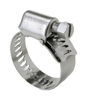 Edelstahl-Schlauchschelle - Flexinox - NORMA GROUP - Schrauben / NF E 27 851 / Lochband