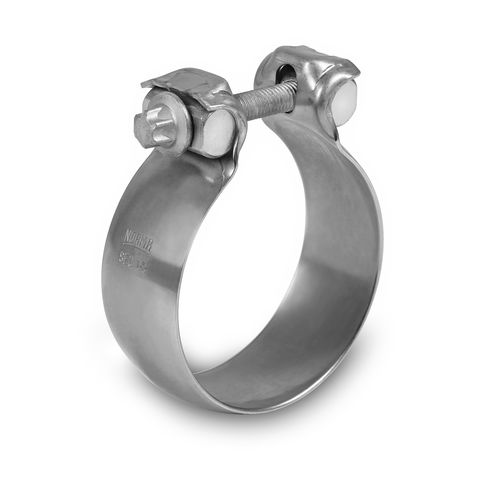 Schraubenrohrschelle - NORMACONNECT® SEC - NORMA GROUP - Bolzen / Metall / Auslass