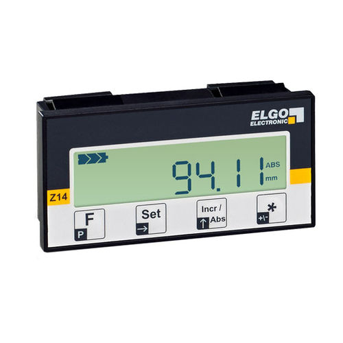 Positionsanzeiger - AZ14E - ELGO Electronic - Leistung / mit LCD-Anzeige / Einbau