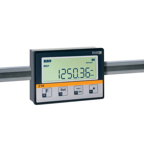 Positionsanzeiger - AZ16I - ELGO Electronic - mit LCD-Anzeige / für DIN-Schiene / batteriebetrieben